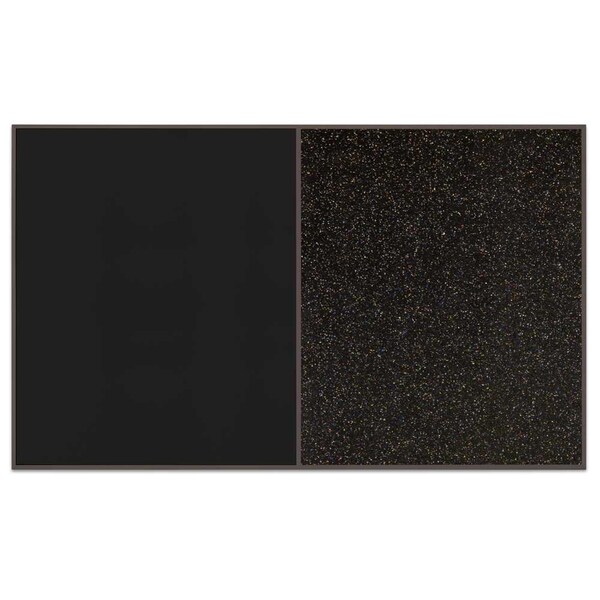 Sliding Door Indoor Enclosed Corkboard, 9